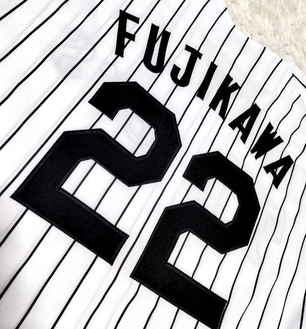 極美品　阪神タイガース　半袖レプリカユニフォーム　藤川球児 監督　90th　M