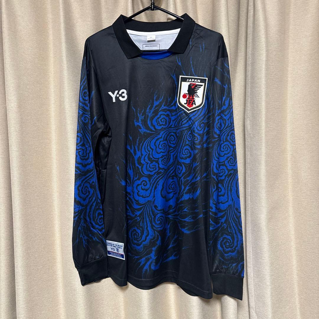 g*o様 サッカー　日本代表 Y-3 長袖 ユニフォーム ホーム Mサイズ