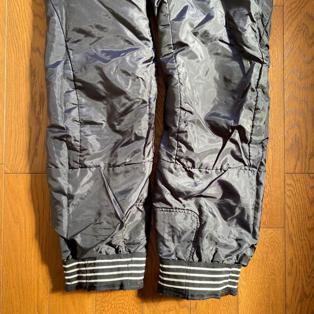 DESCENTE スキーウェアメンズ ブラック ビブパンツ サスペンダー