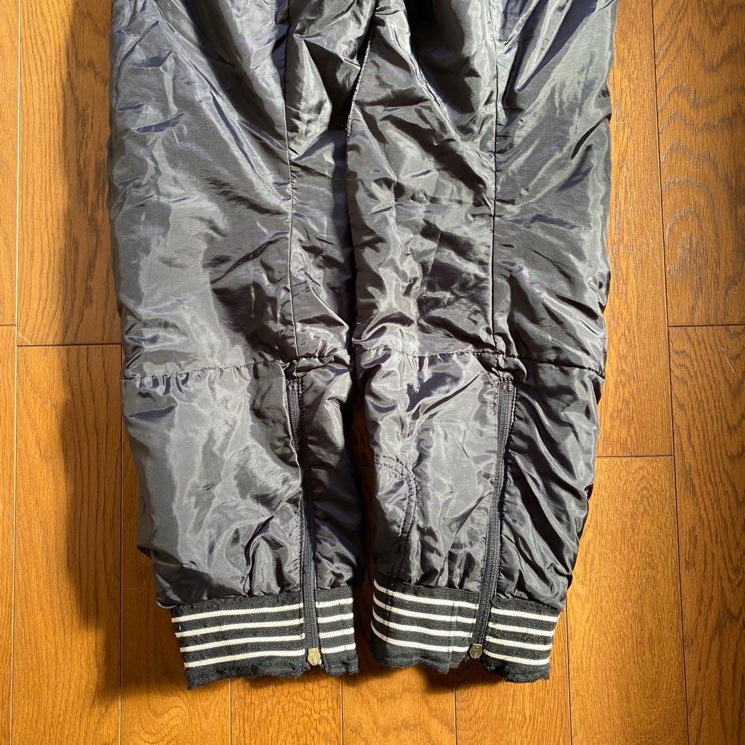 DESCENTE スキーウェアメンズ ブラック ビブパンツ サスペンダー