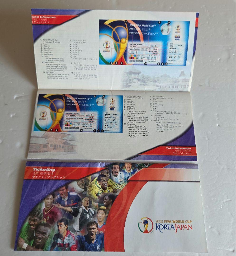 2002 FIFA World Cup 記念品　チケットホルダーアクリルプレート