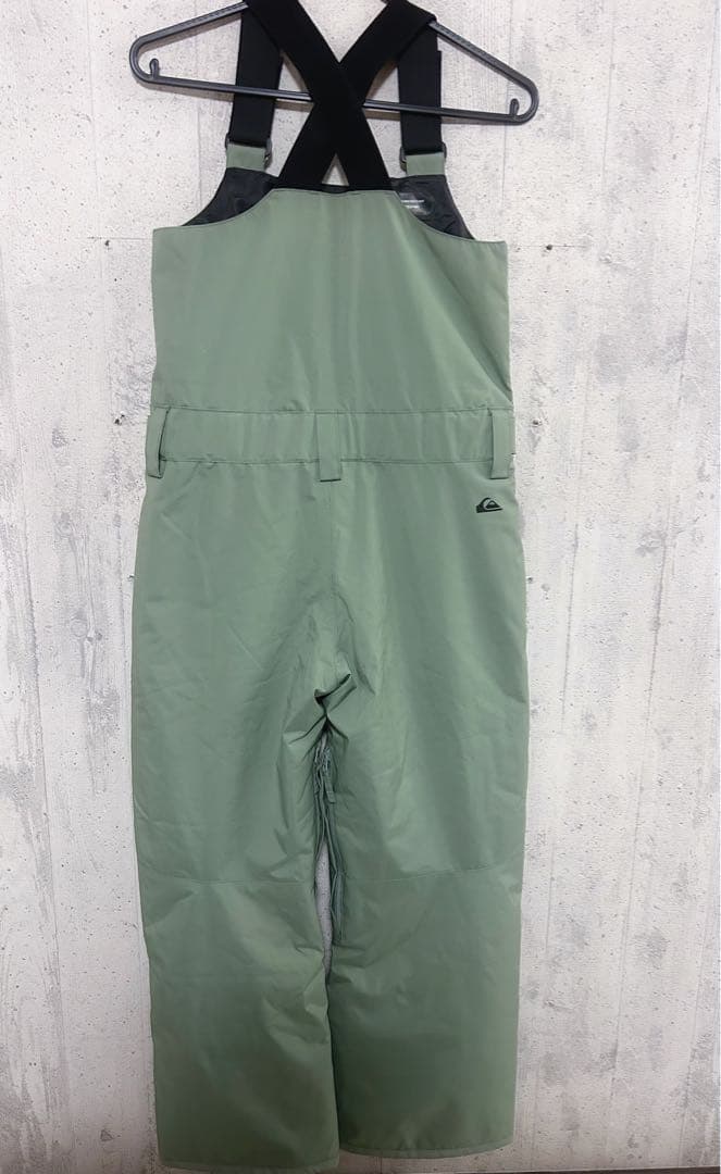 2月限定セール＊QUIKSILVERビブパンツMサイズレディースカーキ
