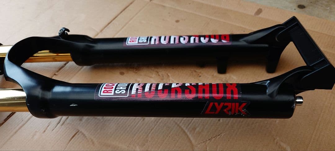 MTB ダブルショルダー サスペンションフォーク 27.5/26インチ
