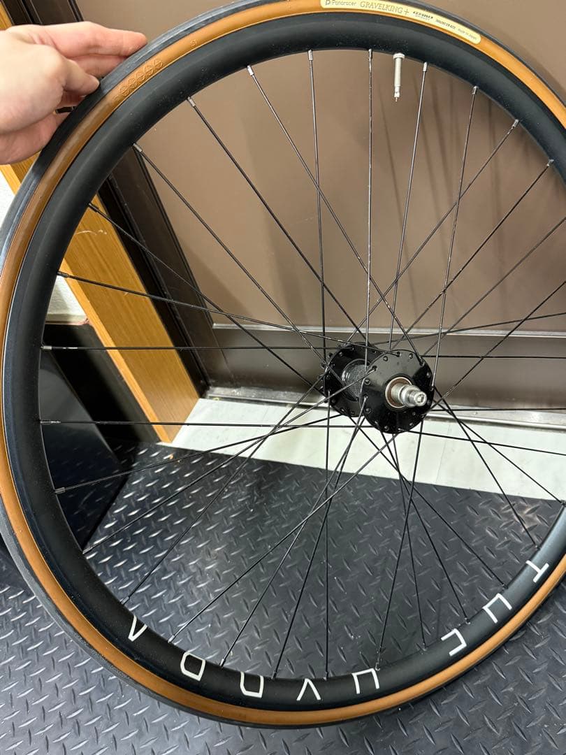 The Hydraリムとフィルウッドハブの組み合わせ　ピストホイール　セット