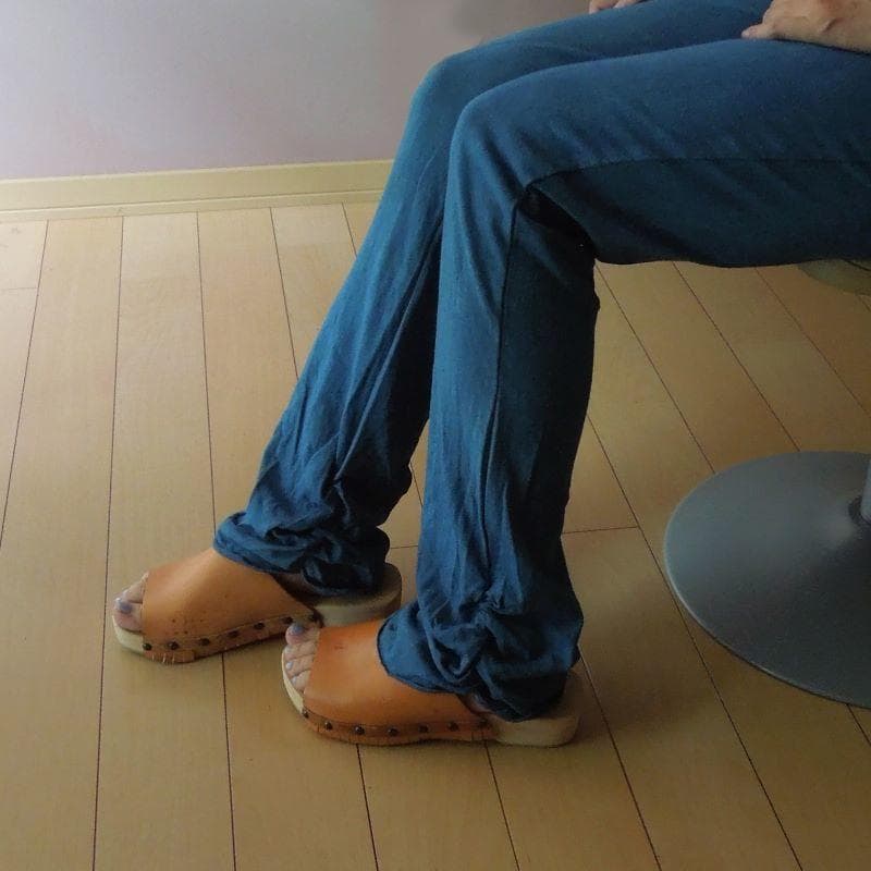 asana ヘンプコットン ヨガパンツ●草木染めロータス