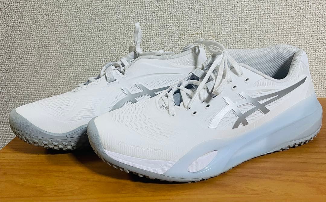 テニスシューズ　アシックス オムニ・クレー ゲルレゾリューション X ワイド