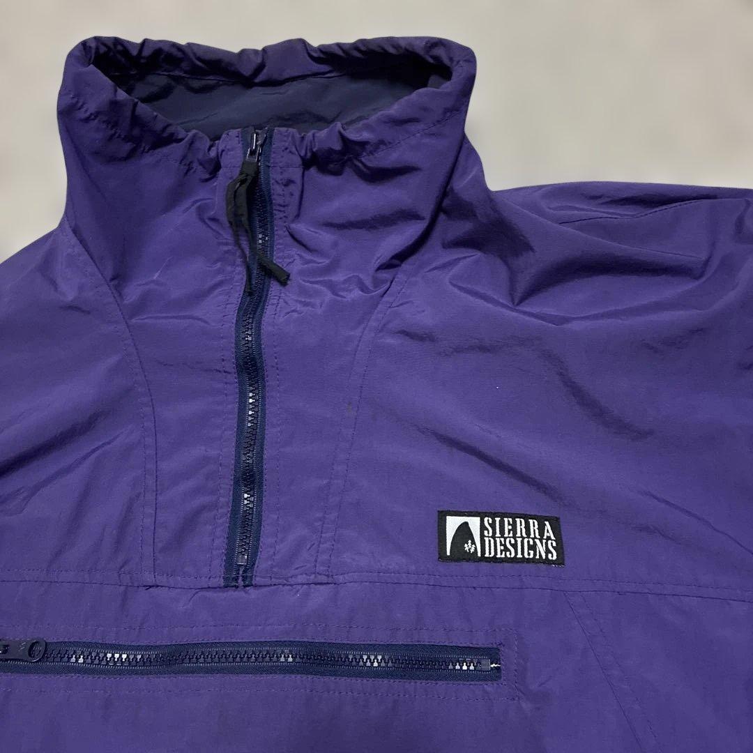 90's SIERRA DESIGNS パープル ウィンドブレーカー　XL