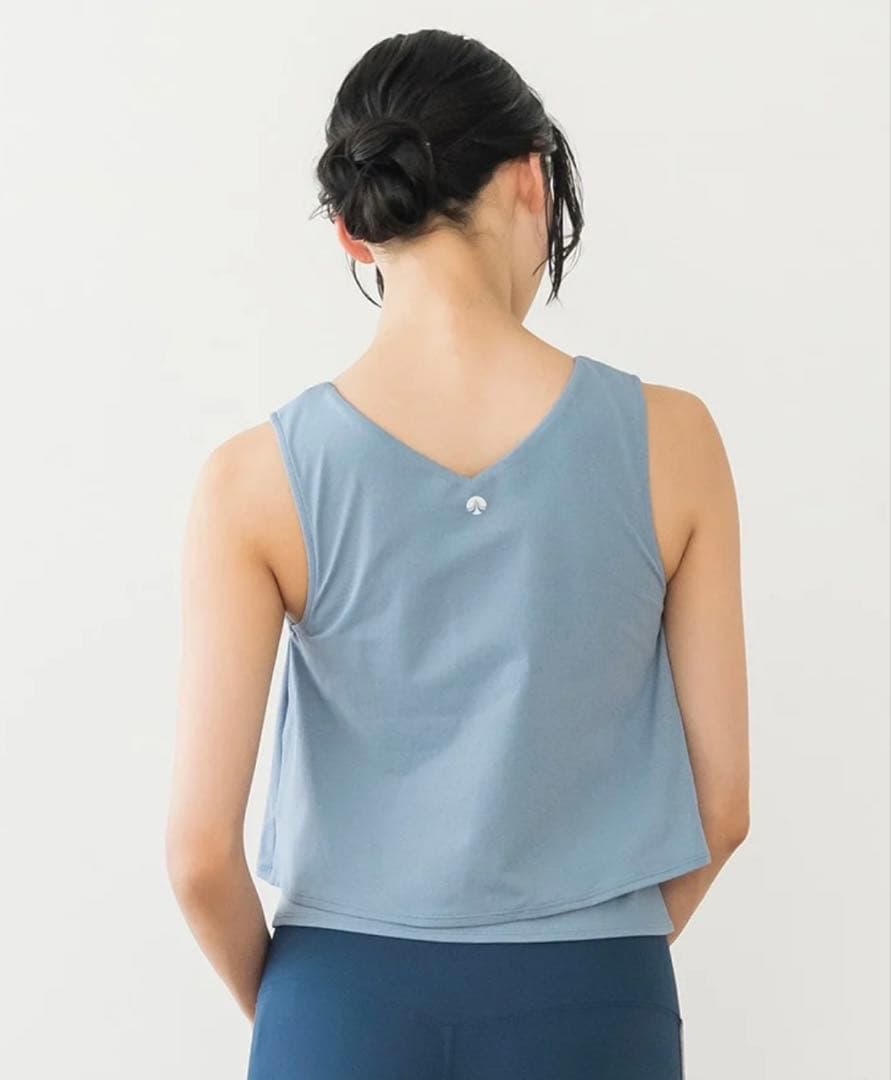 SUKALA sukala スカーラ カップ付きフレアタンクトップ M ブルー