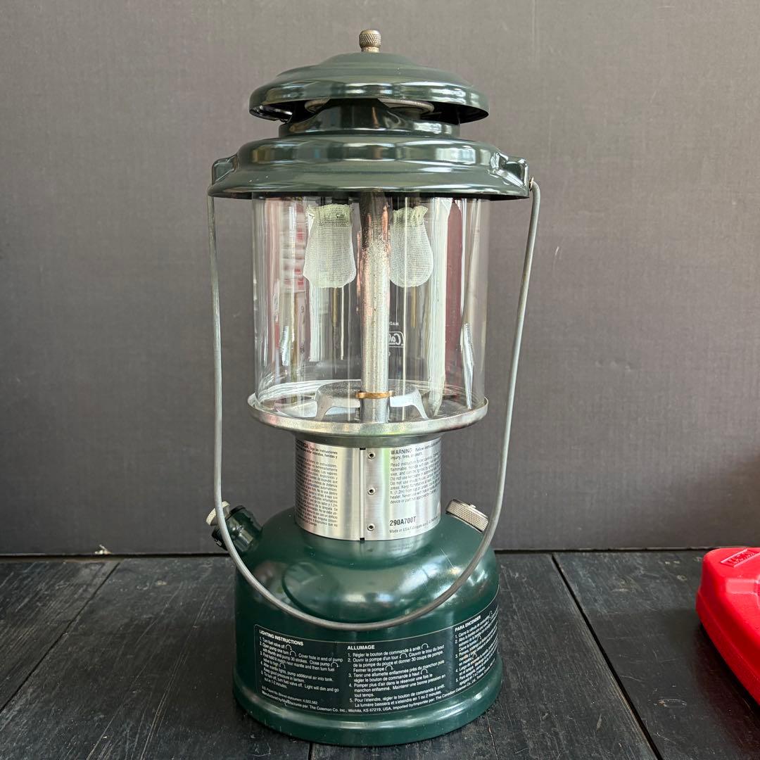Coleman 290a ランタン ケース付き 95年10月 中古