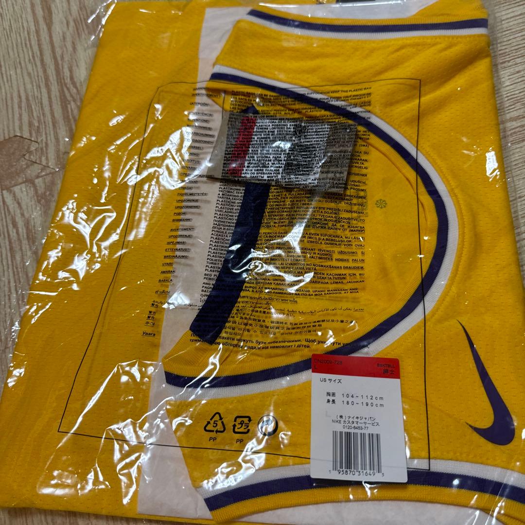 L 新品 NIKE NBA レイカーズ レブロン スウィングマンジャージ