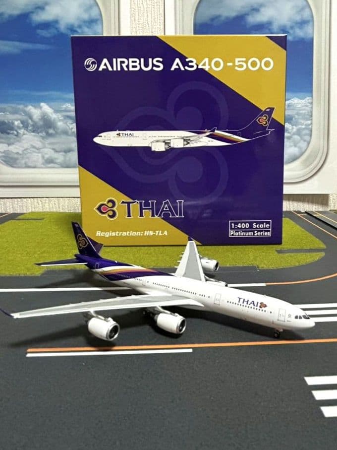 ☆THAI AIRLINE A340-500 プラチナシリーズモデル　タイ