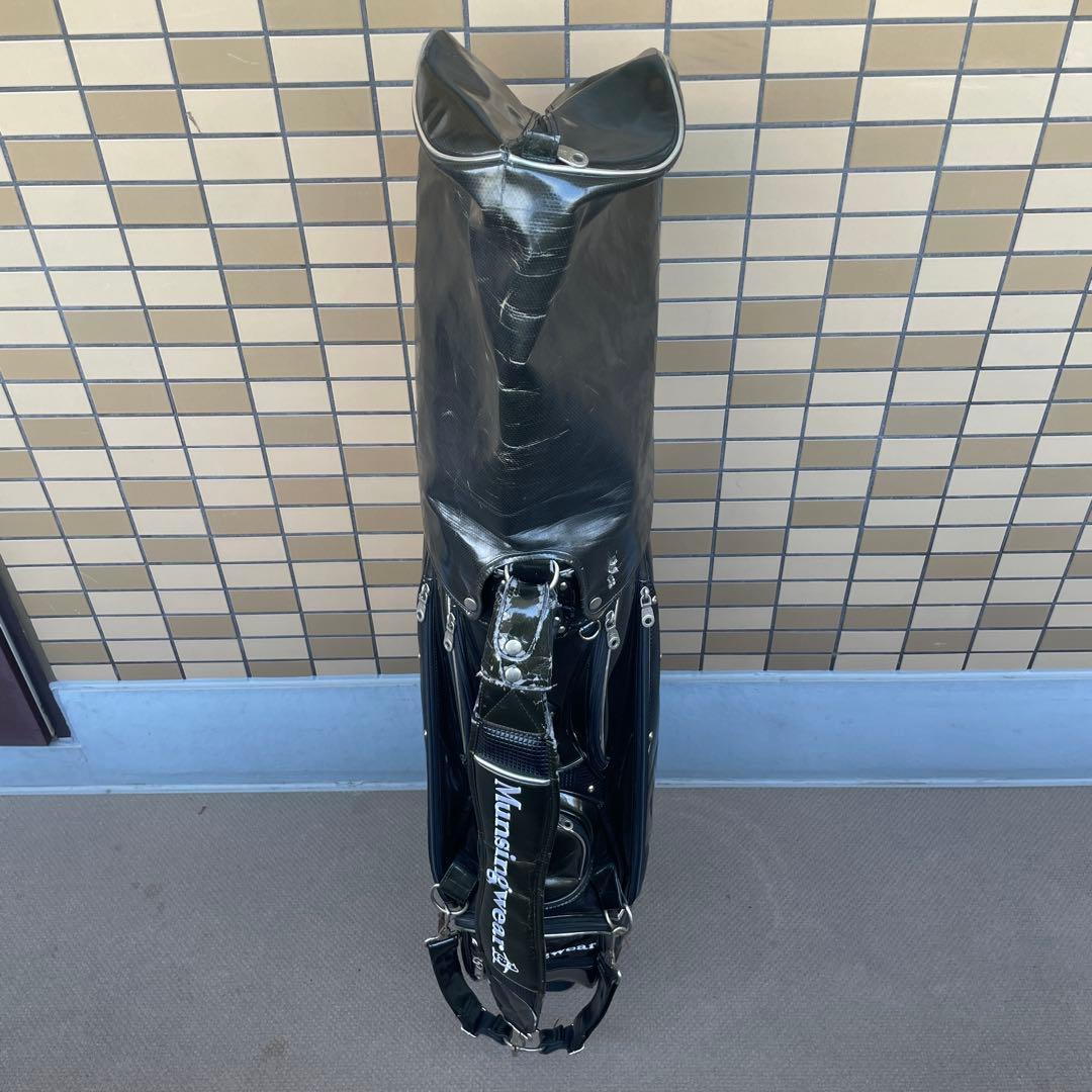 【中古】マンシングウェア ゴルフバッグ キャディーバッグ 中古 ダメージあり