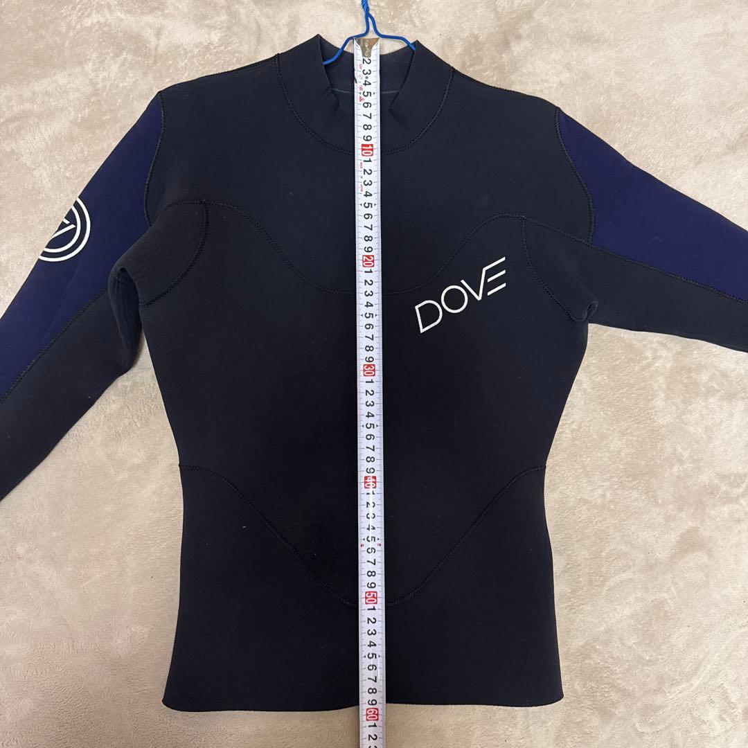 DOVE ネイビー ＆ブラック長袖タッパー 2mm ジャージ