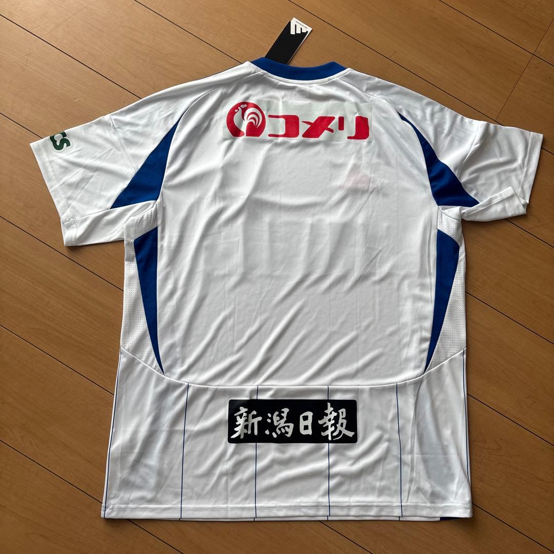 アルビレックス新潟サッカーシャツ 4XL ホワイト/ブルー