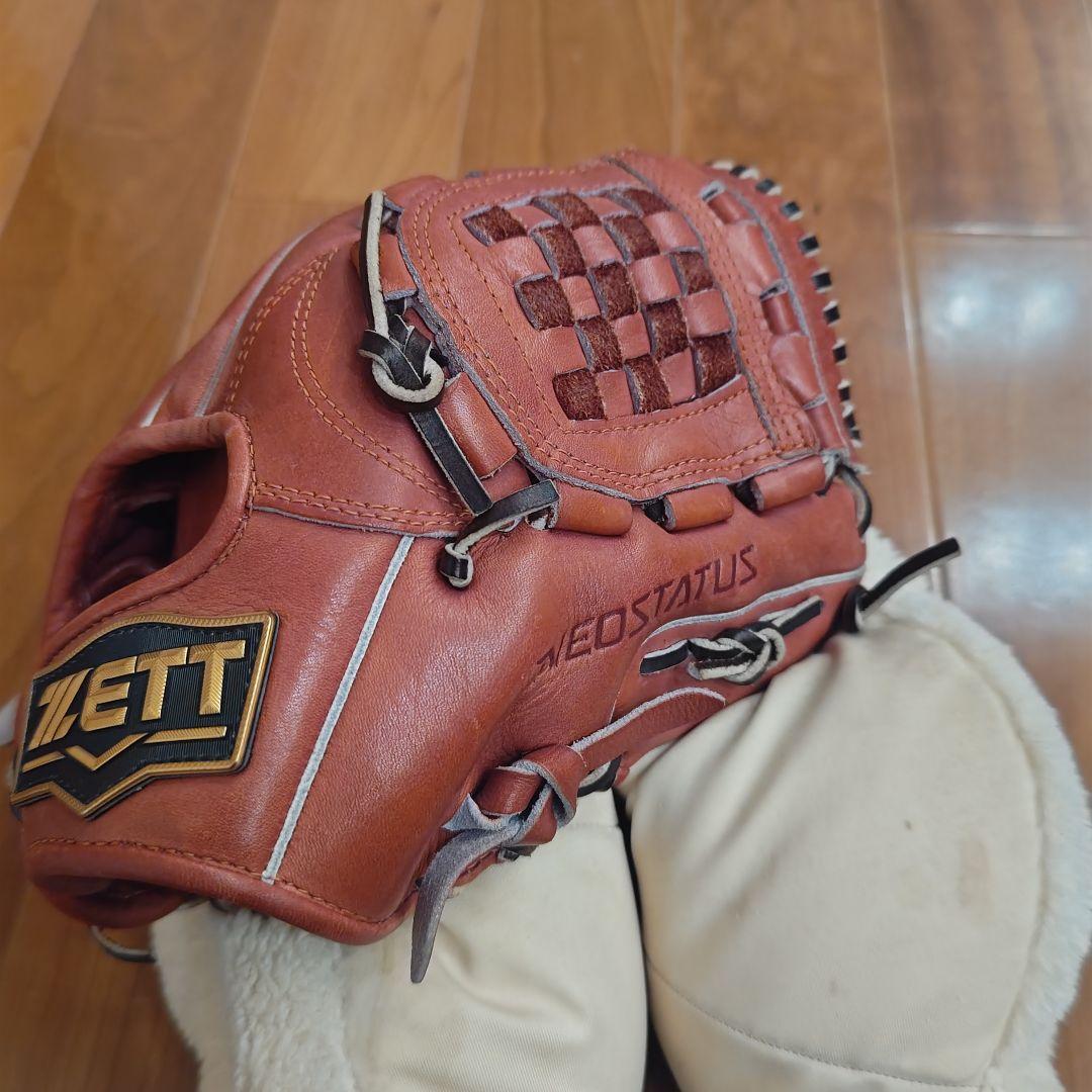 ZETT ネオステイタス 少年軟式用 内野手用 グローブ ジュニア グラブ