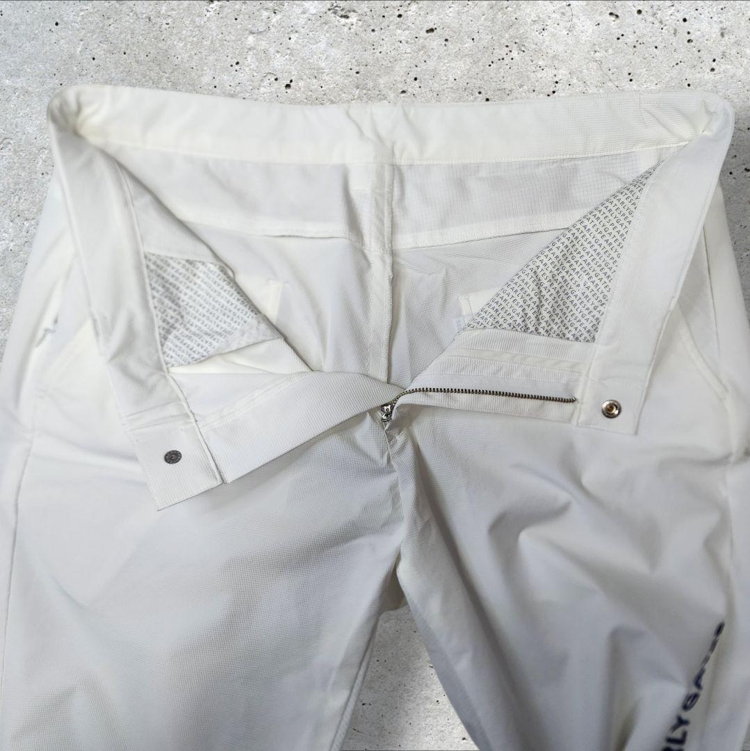 【美品】PEARLY GATES◆パーリーゲイツ◆ナイロンパンツ◆白◆サイズ7