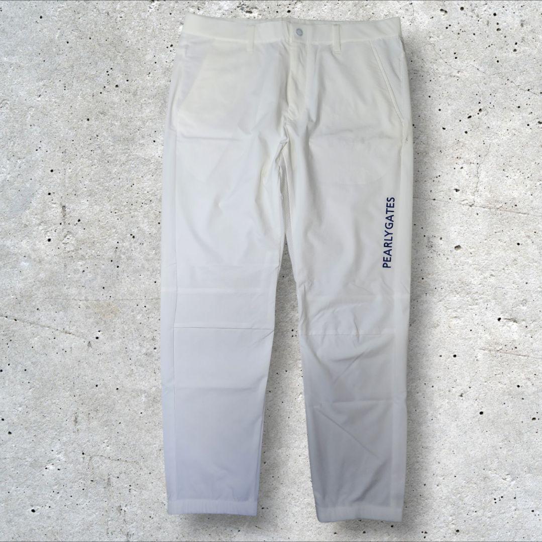 【美品】PEARLY GATES◆パーリーゲイツ◆ナイロンパンツ◆白◆サイズ7