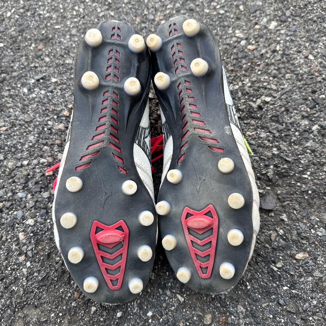 Mizuno スパイクシューズ FG ホワイト/レッド/グリーン/ピンク