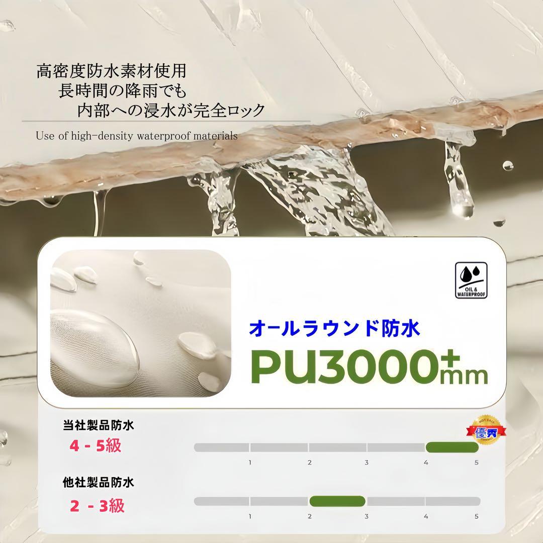 4-6人用六角形デザインキャンプテント