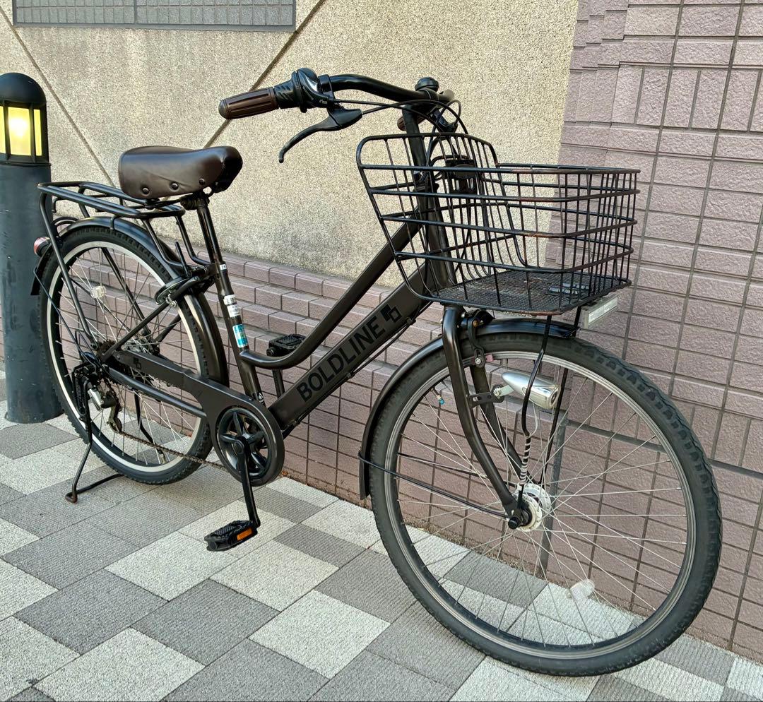 サイクルベース　あさひ 　26インチ 6段変速 オートライト 自転車　東京