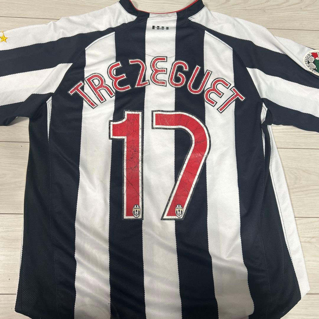 NIKEユベントス 07/08 長袖ユニフォーム XL 17 TREZEGUET