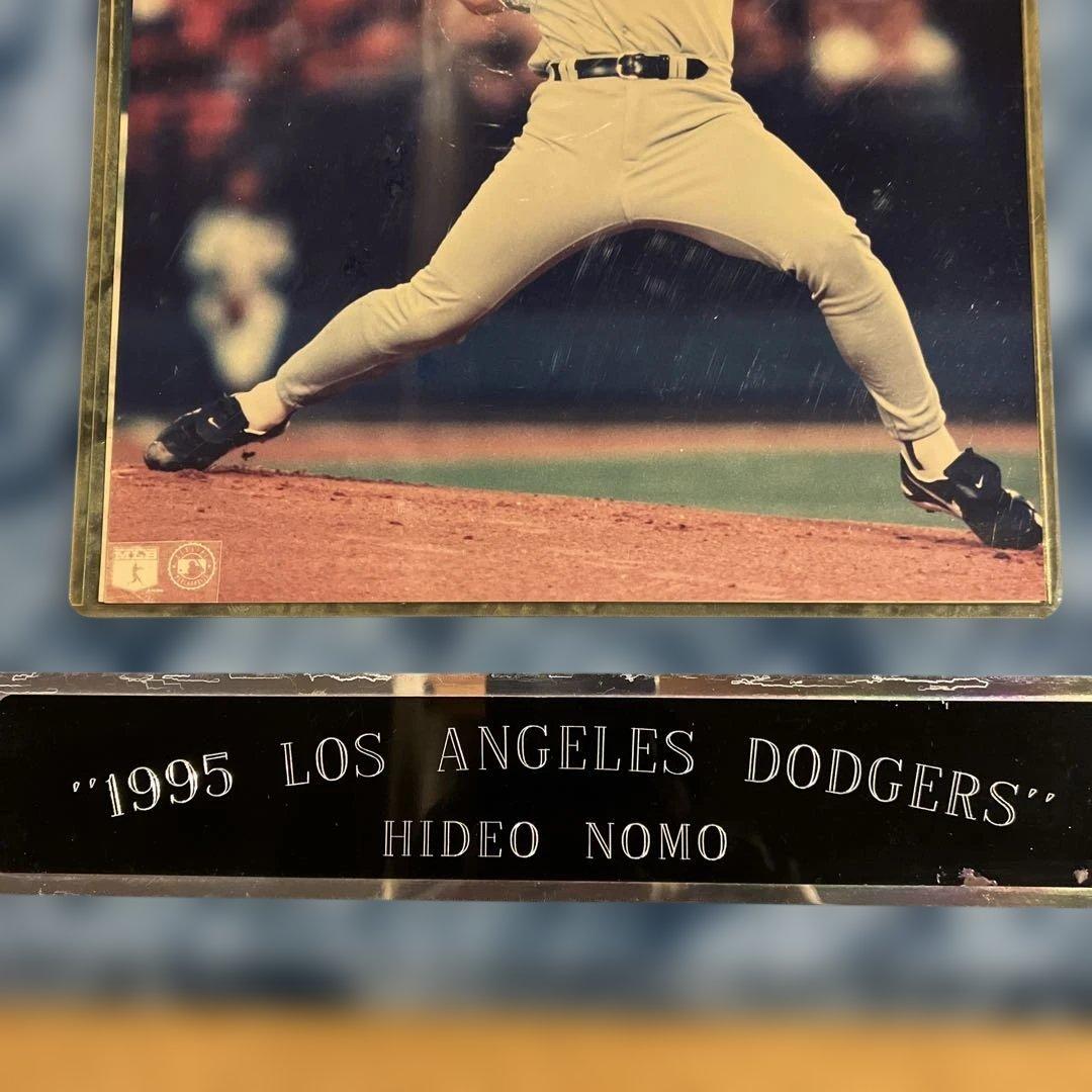 ドジャース野茂英雄、1995.新人王獲得記念品、
