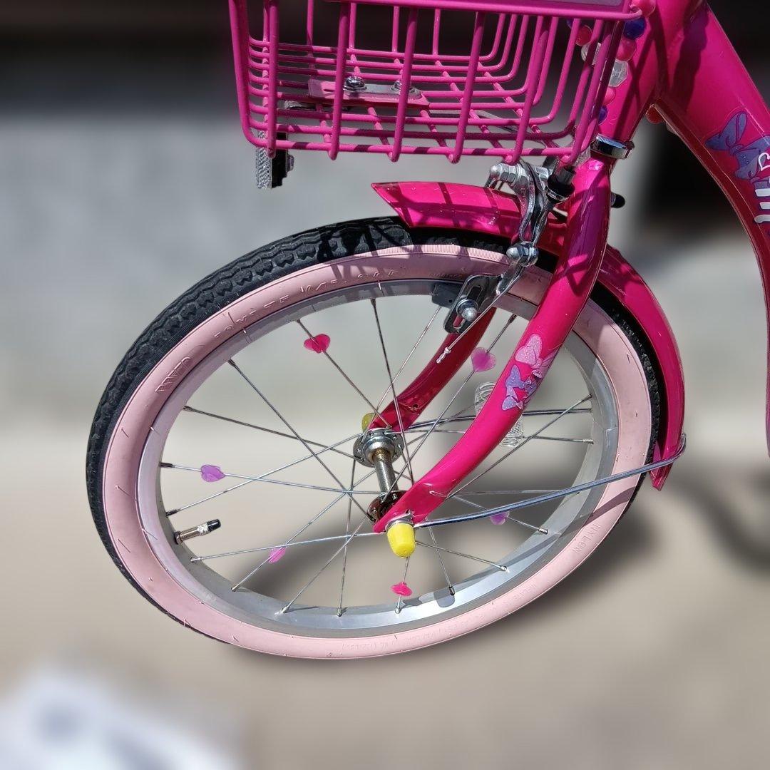アイデス　幼児用自転車　ミニーマウスポッピンリボン18インチ