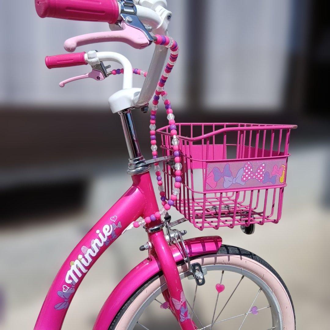 アイデス　幼児用自転車　ミニーマウスポッピンリボン18インチ
