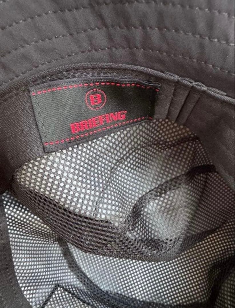 BRIEFING ブラック バケットハットゴルフ