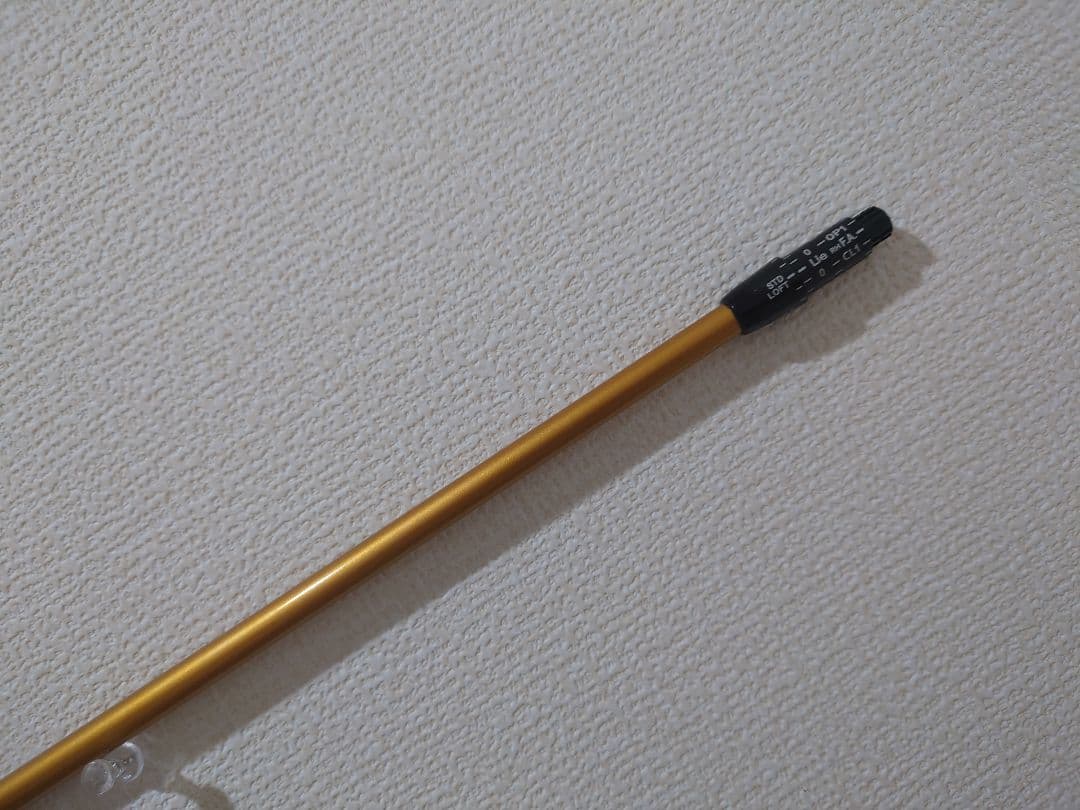 The ATTAS V2 GOLDバージョン　ダンロップスリーブ装着