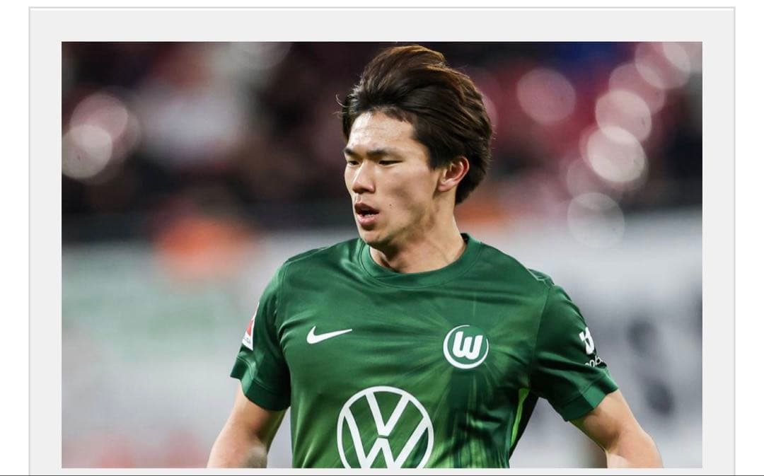 塩貝健人　ヴォルフスブルク　25-26 ユニフォーム