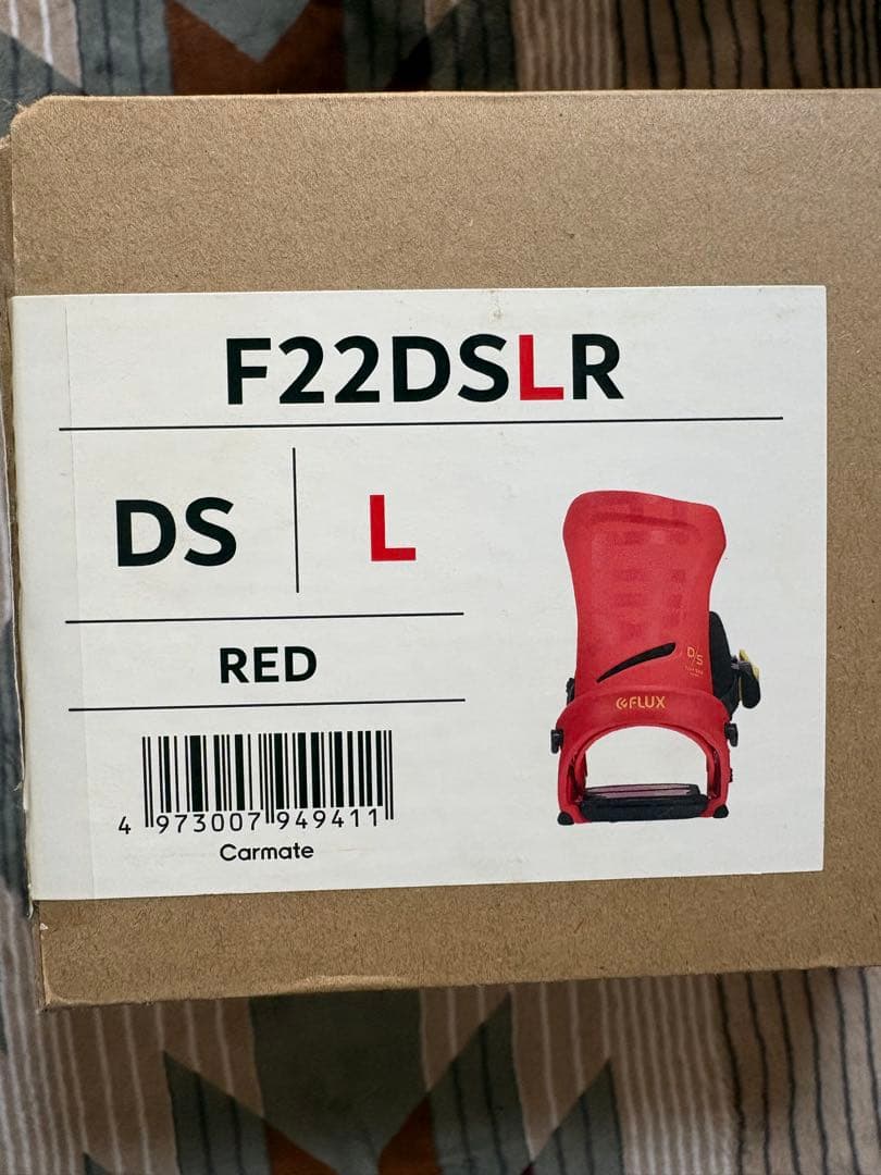 FLUX DS スノーボードビンディング レッド　Lサイズ期間限定値下げ中！