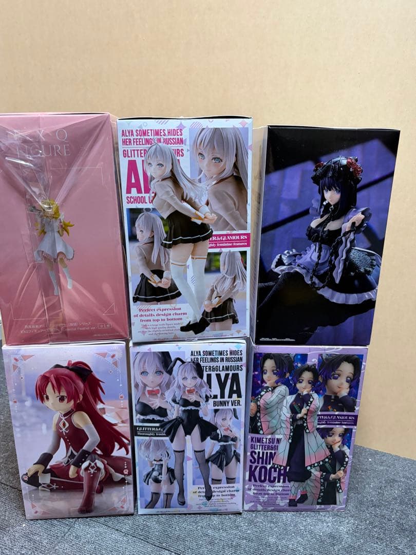 プライズ　フィギュア　まとめ売り　アーリャ　忍　胡蝶しのぶ　雫　佐倉杏子
