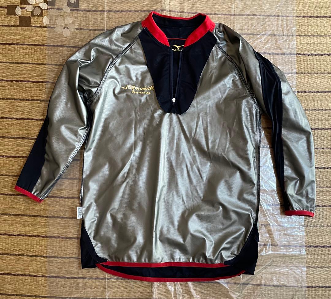 じ*じ様 ミズノプロ ハーフジップウィンド長袖シャツ