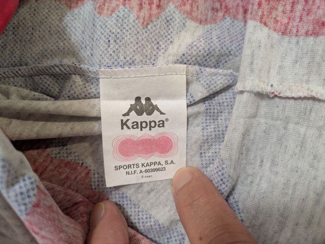 イタリア製 Kappa カッパ FCバルセロナＴシャツ グレー(メンズ M)