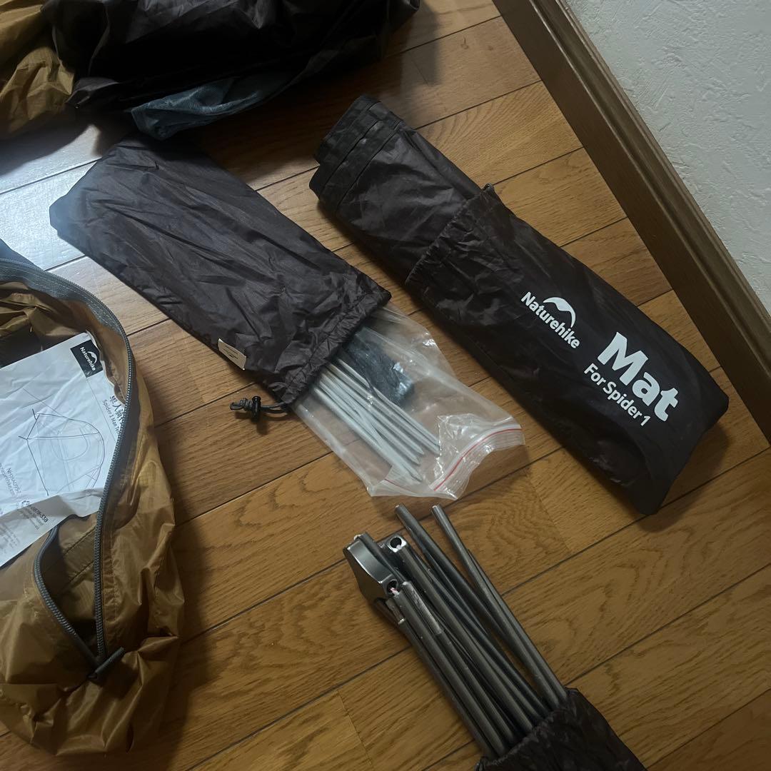 Naturehike Cloud up 1人用テント　超軽量
