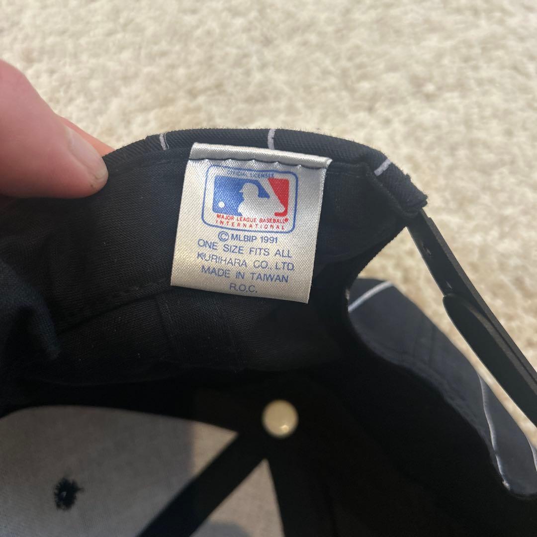 当時物　90s white sox ホワイトソックス　ベースボール キャップ