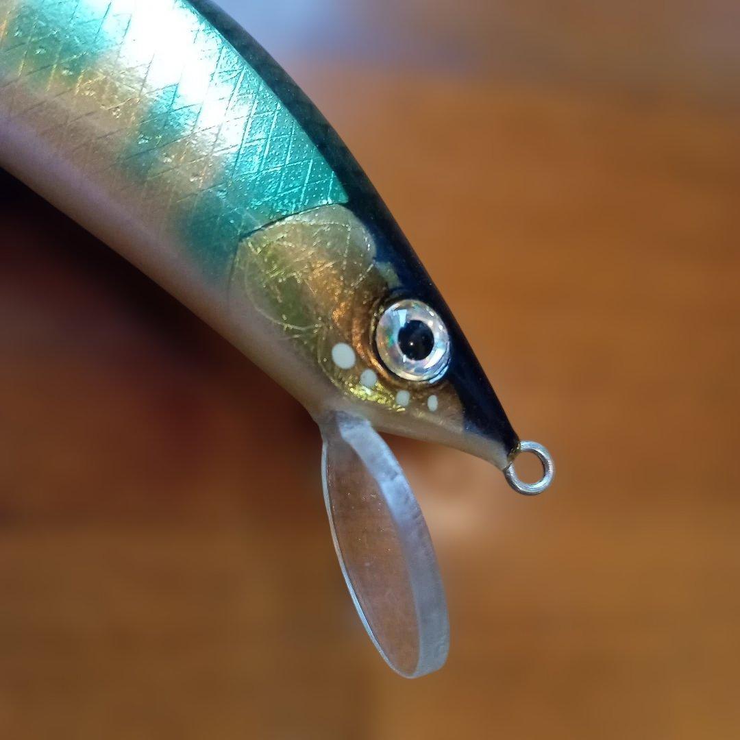 プレデター垣内2　カキプロミノー　銀箔オイカワ（月丸）10センチ　KAKIPRO
