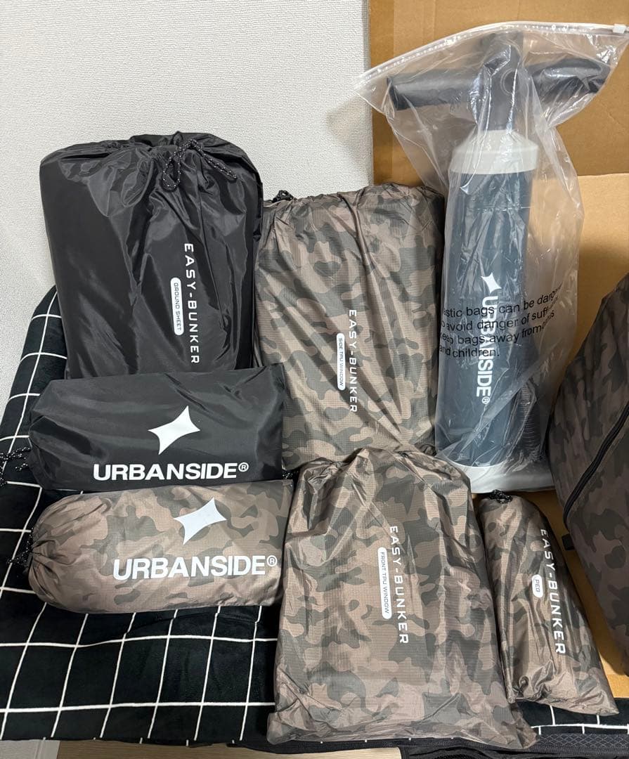 【限定】URBANSIDE EASY BUNKER エアーテント フルセット