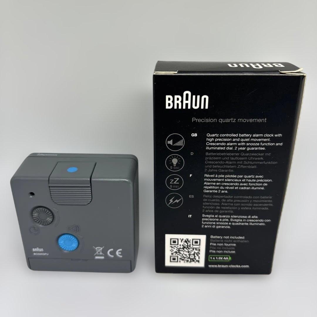 BRAUN Travel alarm clock FRAGMENT コラボ時計