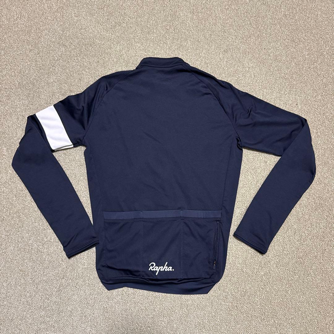 Rapha ネイビー 長袖 サイクルジャージ S