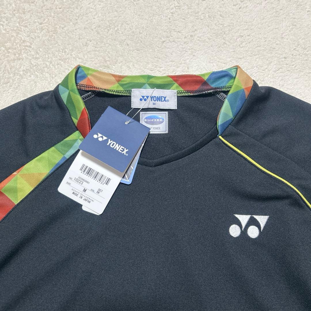 新品 タグ付 YONEX ヨネックス M バドミントンウェア 背面あり 黒　廃盤