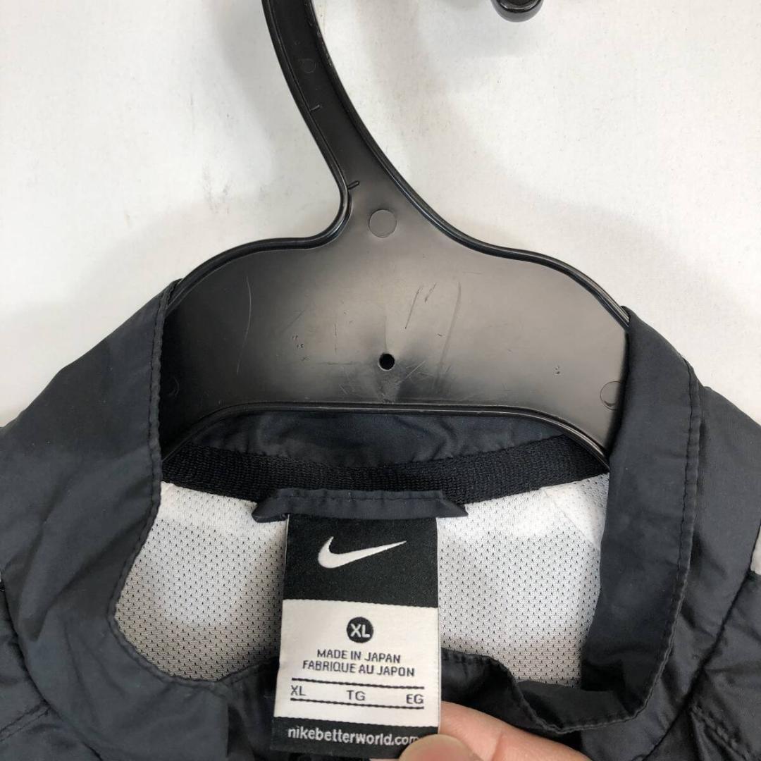 00s NIKE ナイキ JFA メンズ ナイロンジャケット XL ブラック