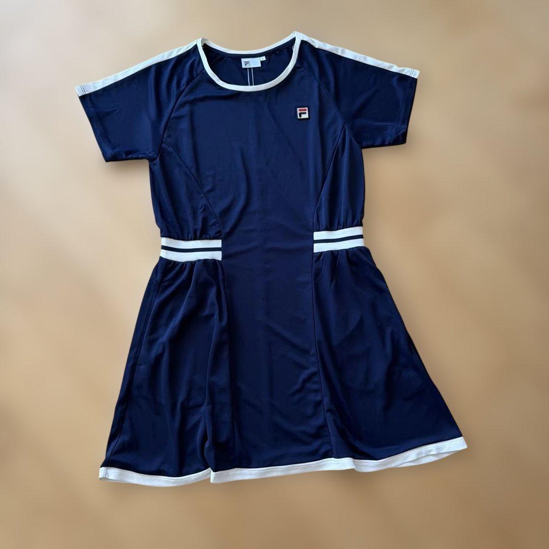 【新品・タグ付き】FILA レディース ワンピース EL0042 ネイビー