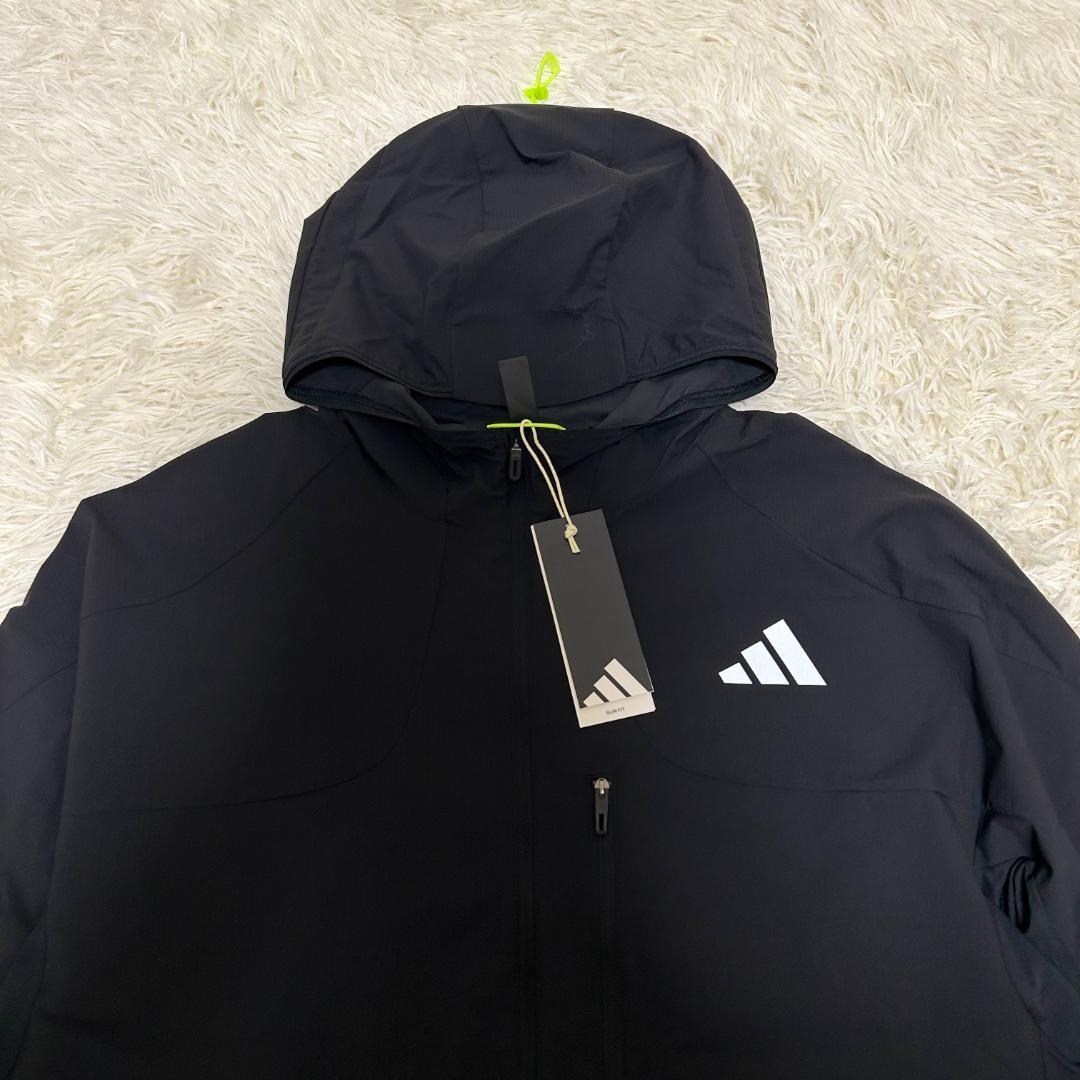 新品タグ付　adidas　アディダス　ナイロンジャケット　ランニング　2XL