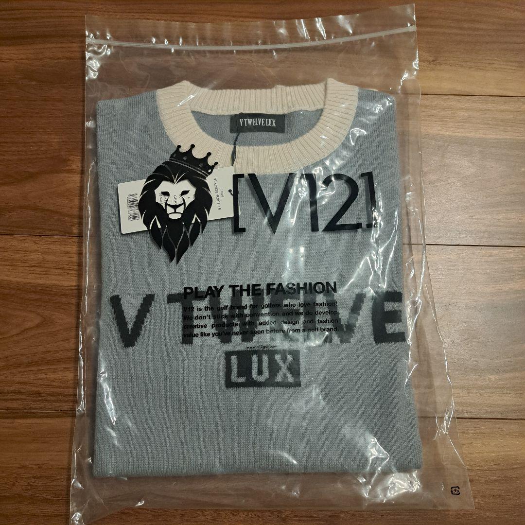 ☆新品未使用品V12 ￥44000　V TWELVE グレー セーター メンズ