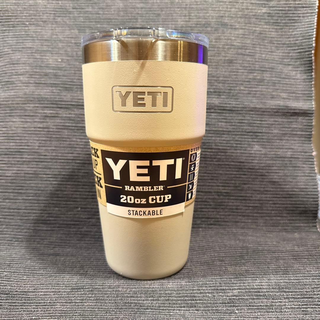 YETI 20oz マグカップ（クリーム色）
