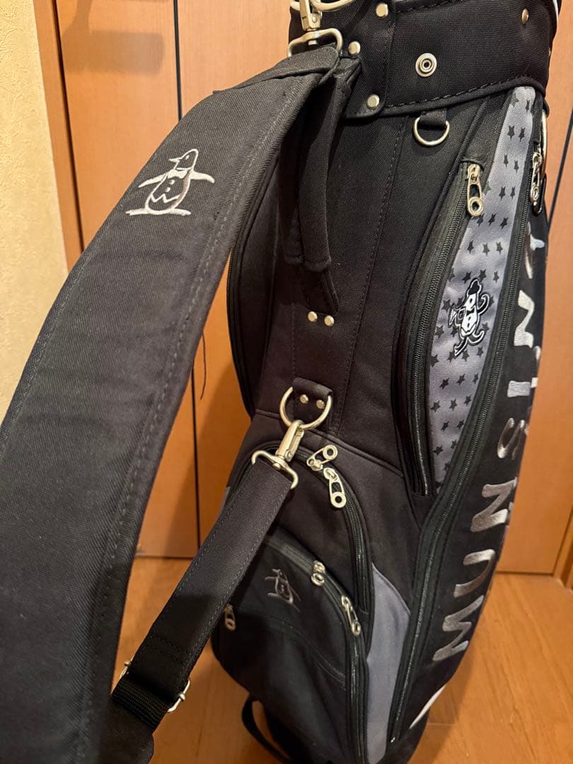 【限定品】Munsing Wear キャディバッグ ブラック/グレー