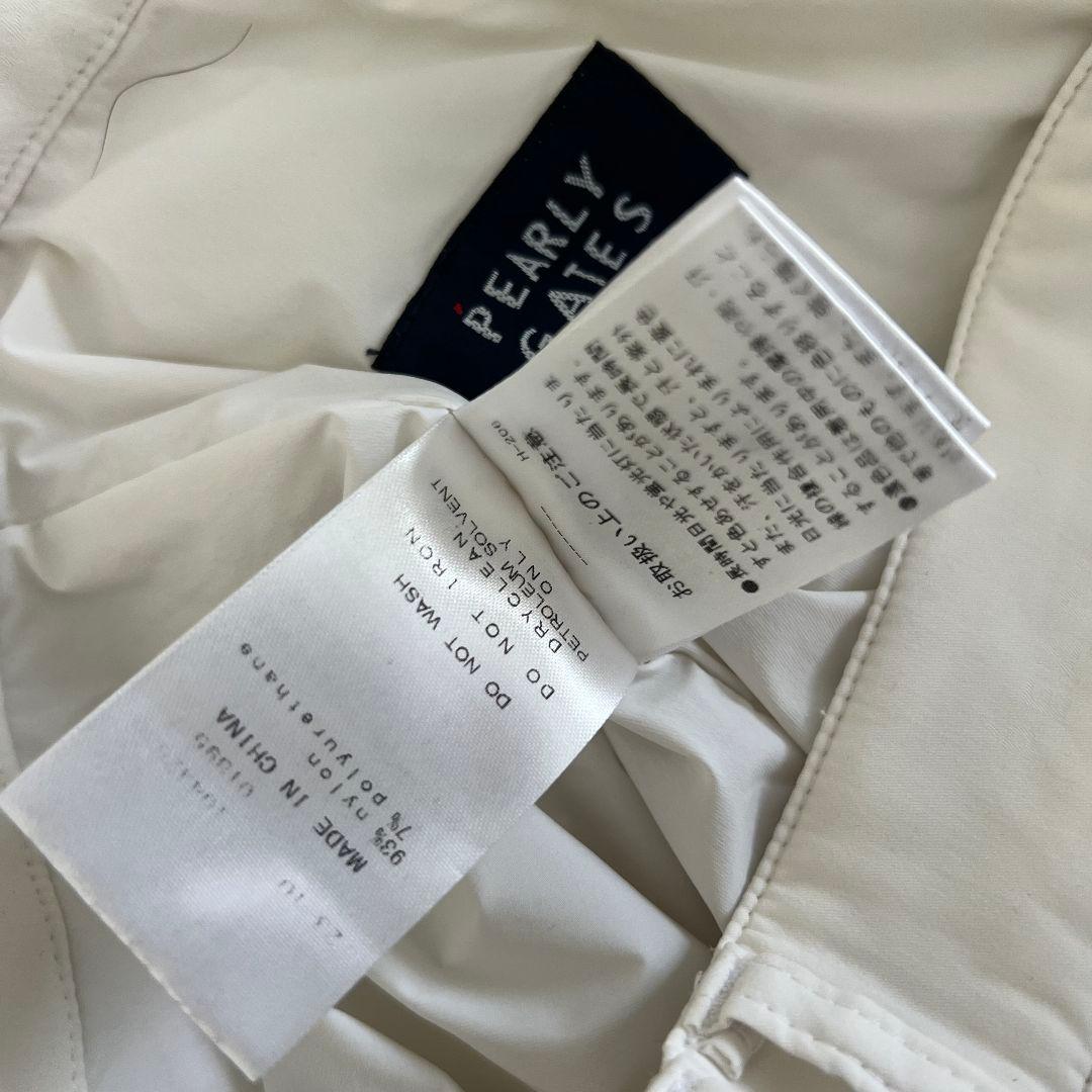 パーリーゲイツ　PEARLY GATES 中綿入り　ダウンパンツ　レディース　白