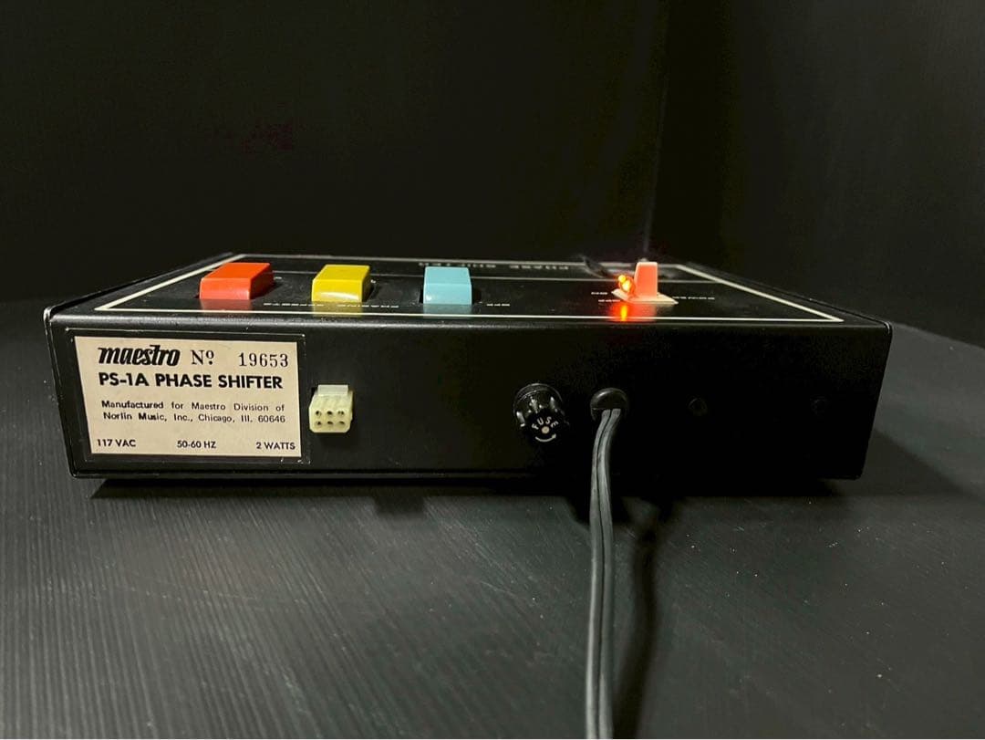 【ジャンク品】Phase Shifter エフェクター PS-1A ヴィンテージ